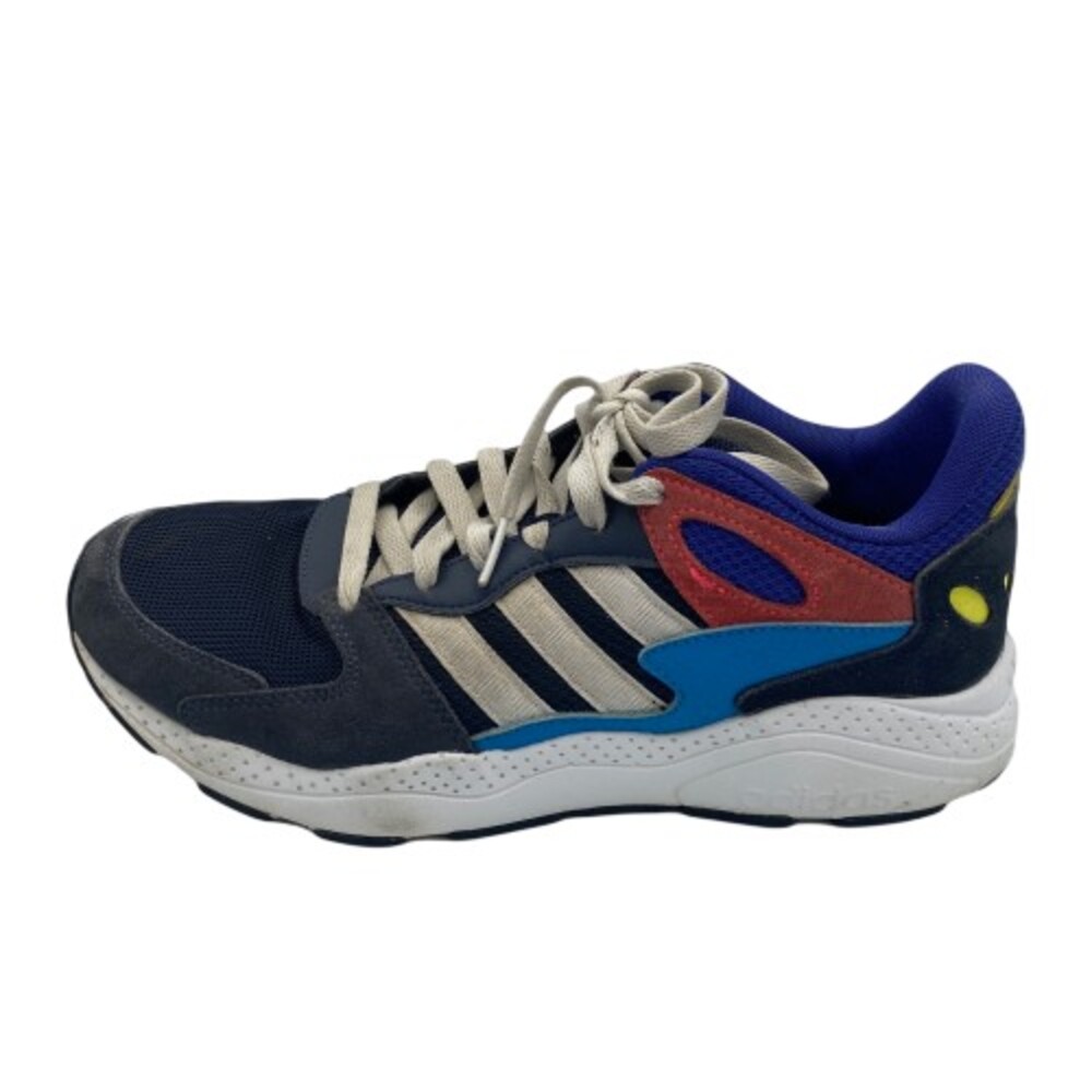 Adidas Chaos EF1047 Mens 9 Cloudfoam Running Shoes Legend Ink Shock Red